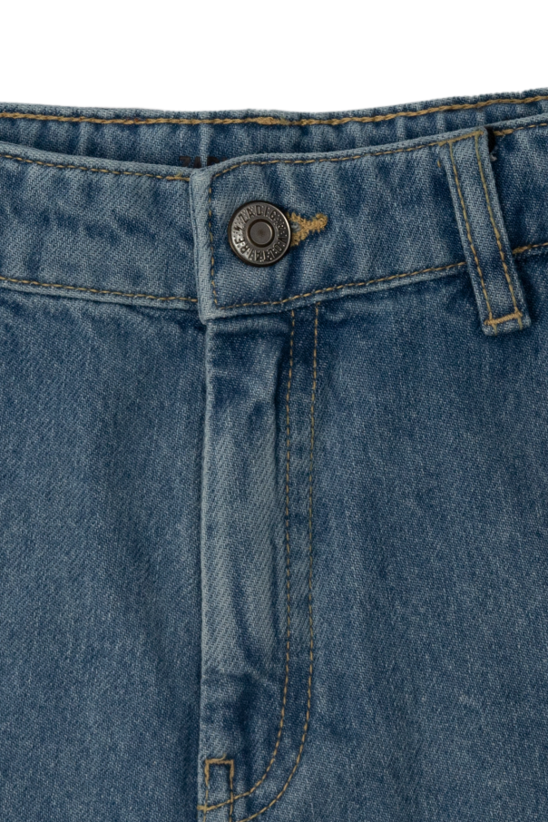 Sartoria Tramarossa slim-cut logo-patch jeans Denim shorts