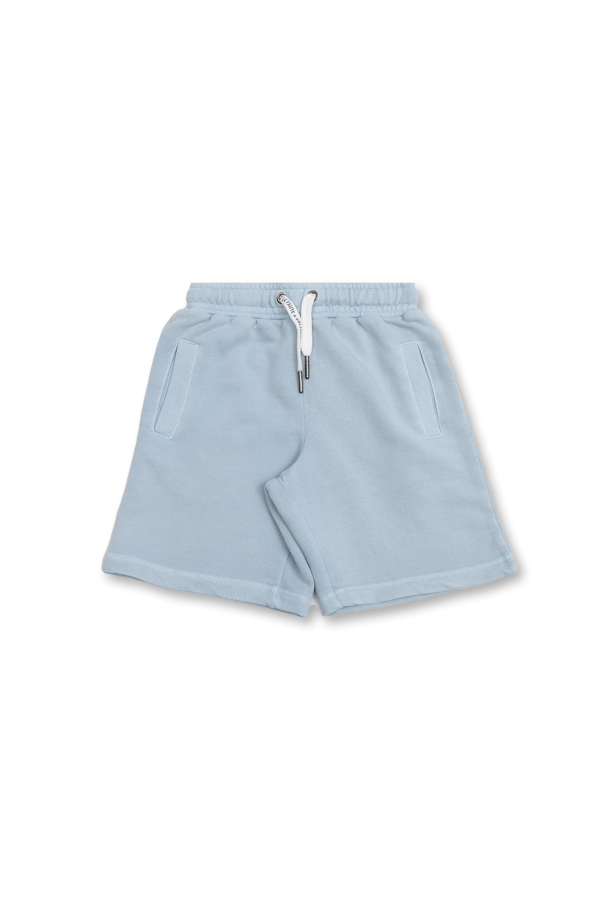 Saint Laurent high-waisted drawstring legging shorts Sweat legging shorts