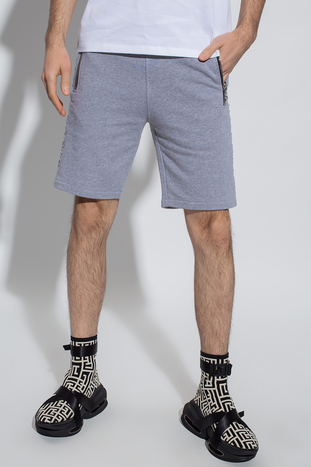 Balmain Shorts with logo