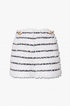 Balmain Kids TEEN logo-print cotton jumper