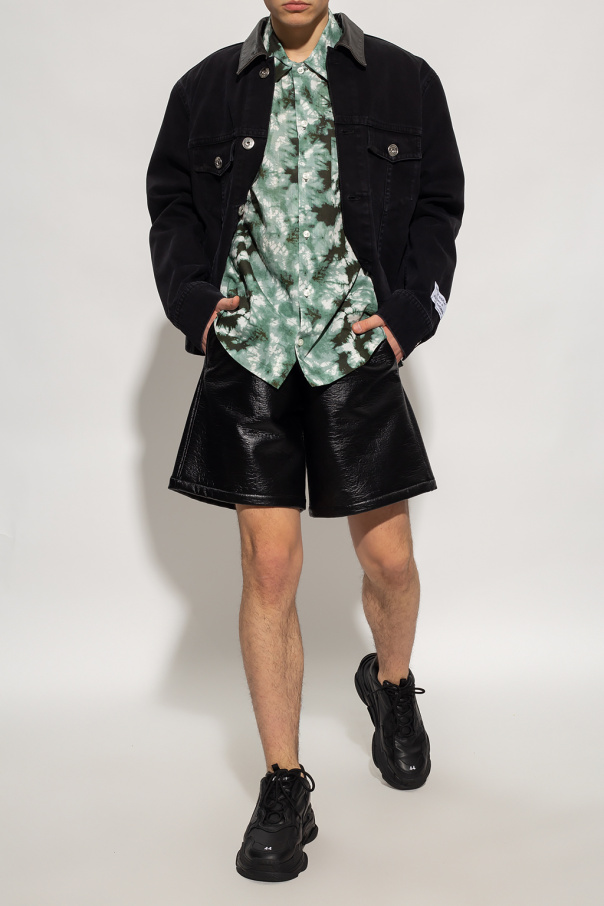 Opening Ceremony Faux leather shorts