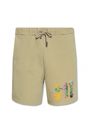 The Marc Jacobs Kids logo-print drawstring shorts