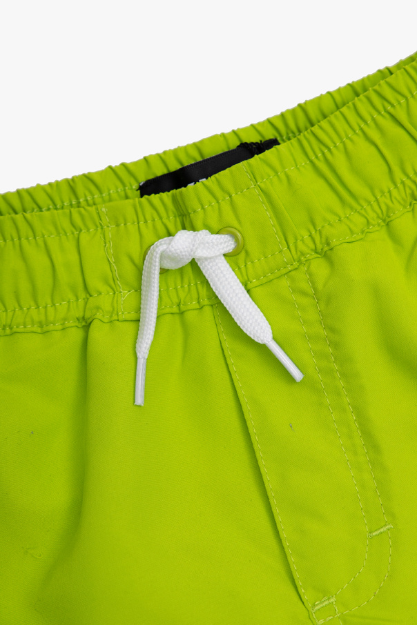 Karl Lagerfeld Kids logo-print track shorts - Green