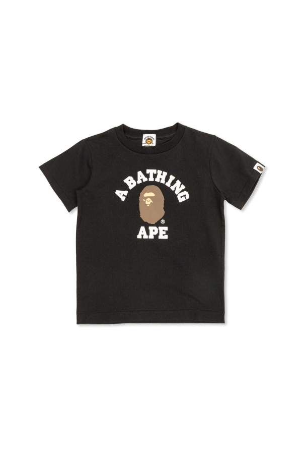 T-shirt with logo od A BATHING APE® Kids