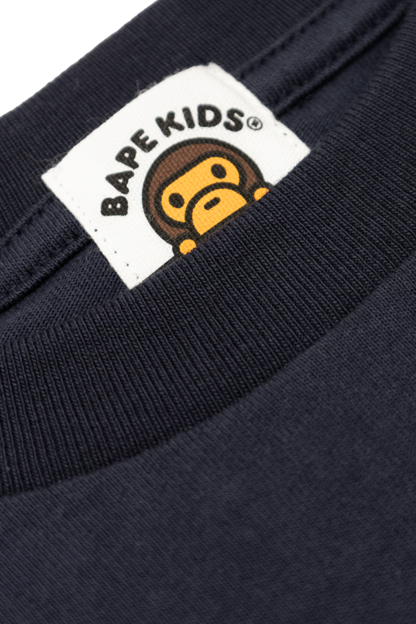 A BATHING APE® Kids T-shirt with patch
