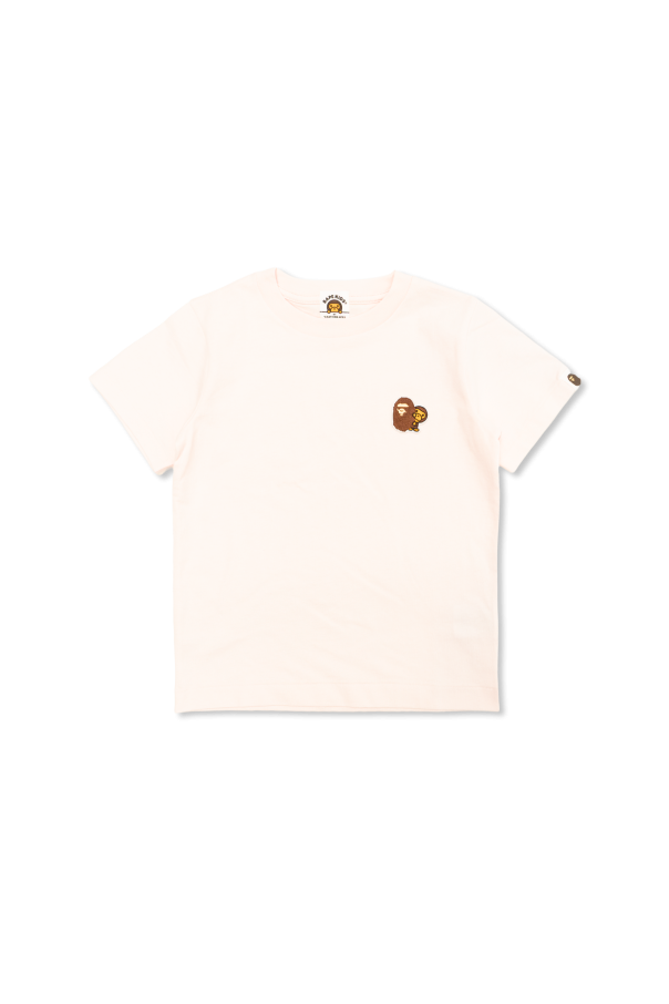 T-shirt with patch od A BATHING APE® Kids
