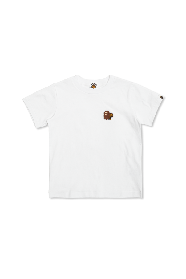 T-shirt with patch od A BATHING APE® Kids