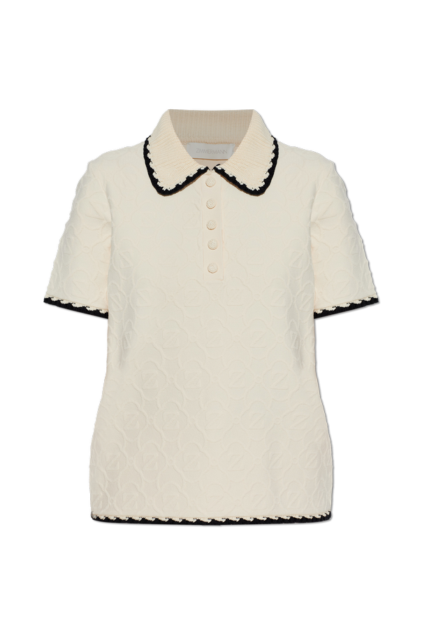 Zimmermann Gemustertes Poloshirt
