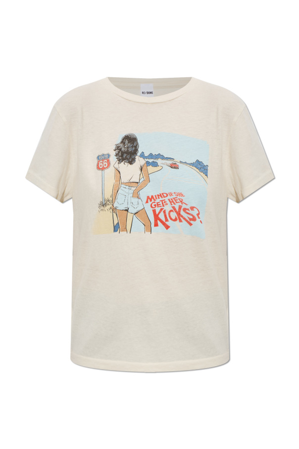 T-shirt with print od RE/DONE