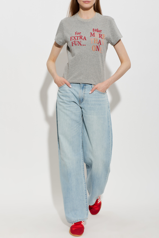 RE/DONE T-Shirt ‘1950s Boxy Tee Coke For Fun’