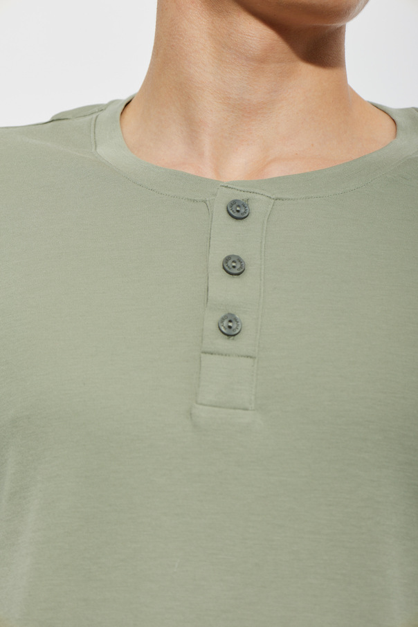 Hanro Lingerie long-sleeved T-shirt from the ‘Cozy Comfort’ line