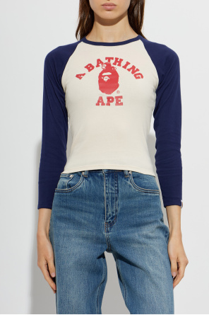 A BATHING APE® T-shirt with logo