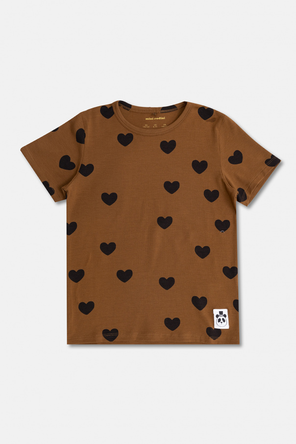 Mini Rodini T-shirt with hearts print