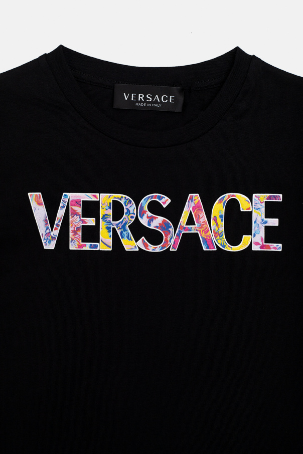 Versace Kids Bling Tie Dye Organic Sweatshirt