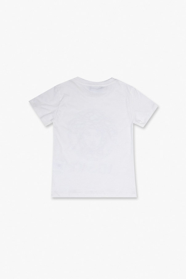 Versace Kids Fred Perry Amy Winehouse Cropped Pique Shirt
