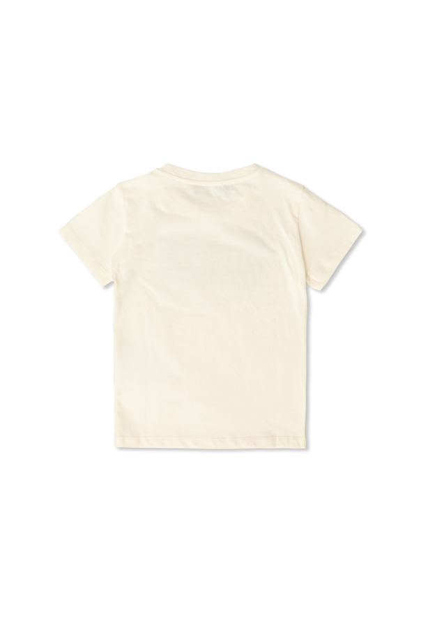 Versace Kids T-shirt with glass stones