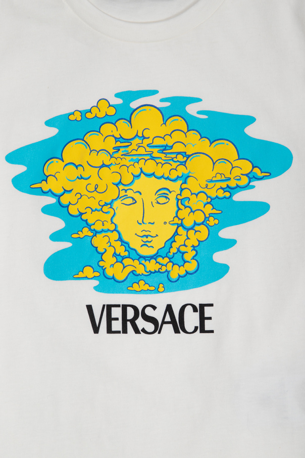 Versace Kids T-shirt z nadrukiem