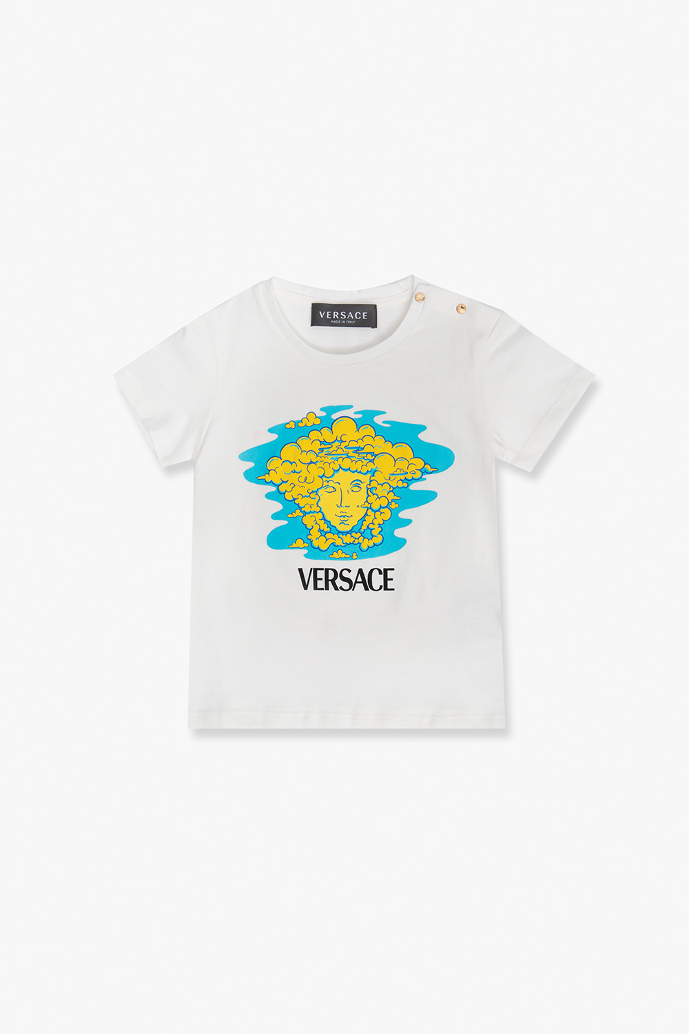 White Printed T-shirt Versace - Vitkac Italy