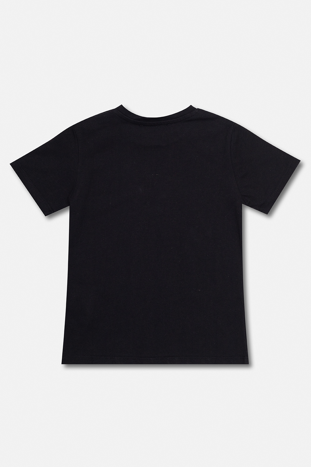 Versace Kids Edwin strange objects graphic long-sleeved T-shirt in black