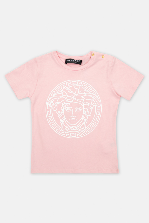 Versace Kids T-shirt with Medusa head