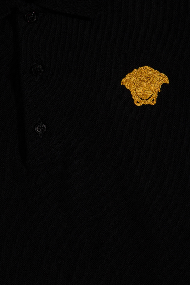 Versace Kids Cotton polo shirt