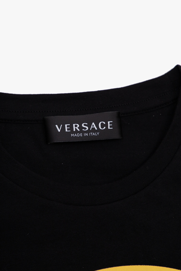 Versace Kids NBA Taping Chicago Bulls Short Sleeve Crew Neck T-Shirt