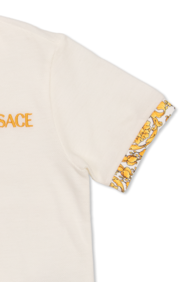 Versace Kids Polo shirt with logo