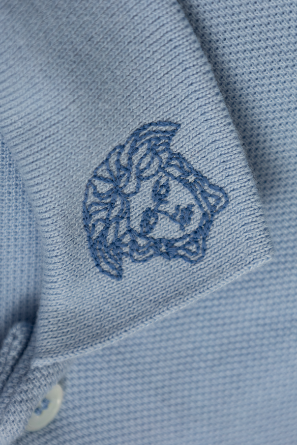 Versace Kids Bawełniane polo