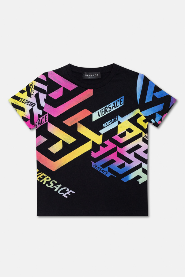 Versace Kids Sixs T-Shirt Manche Courte Ts7