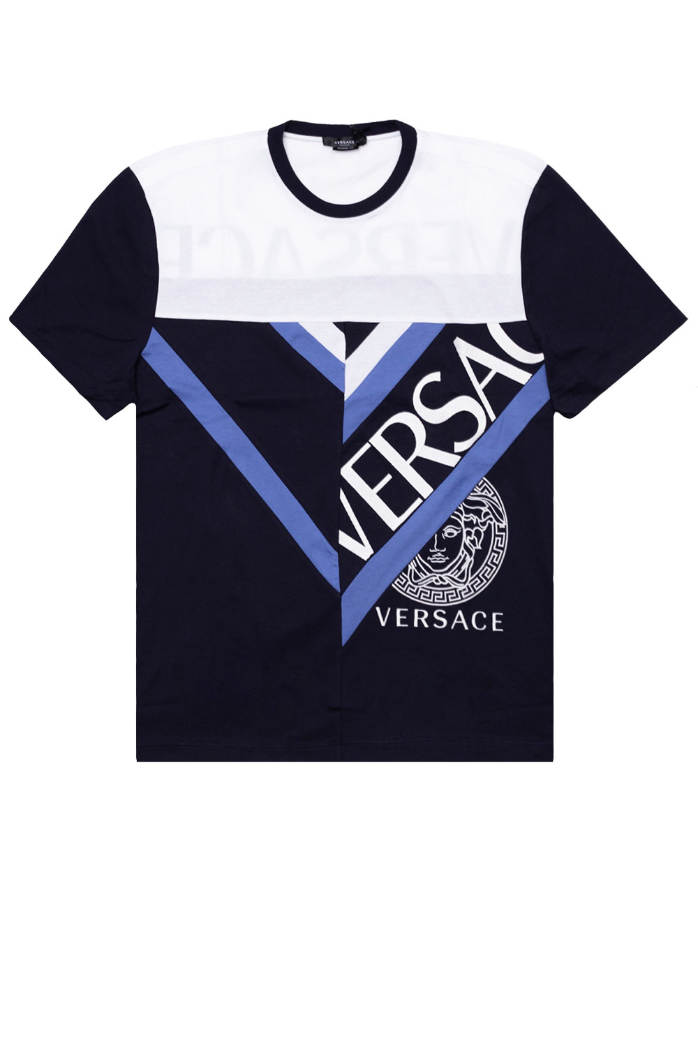 Navy blue Bathrobe with logo Versace Home - Vitkac HK