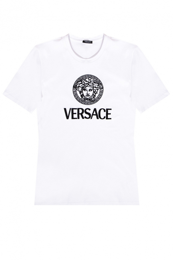 Versace Kavu Klear Above Cropped T-shirt i sort