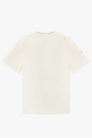 Moncler Enfant stripe-detail polo shirt
