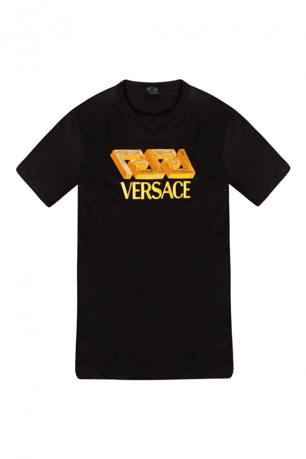 Versace tee shirt rayures