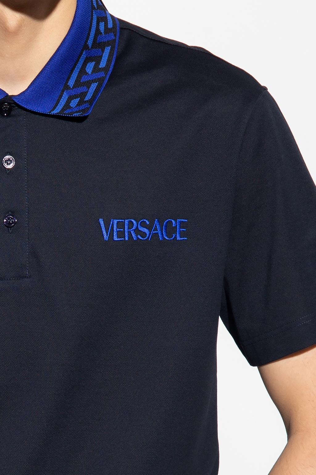 Versace Polo Ralph Lauren Sort læderpung med heltækkende ponylogo