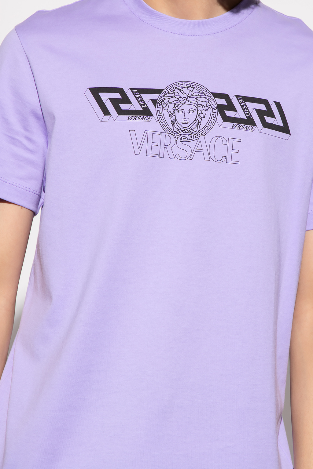 Versace printed t shirt jacquemus t shirt white