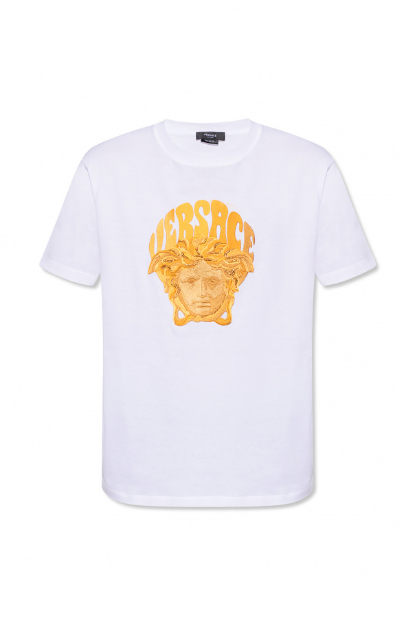 Versace Embroidered T-shirt