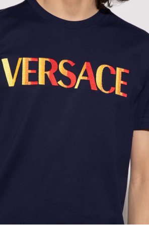 Versace Loulou Studio button-up T-shirt Nude