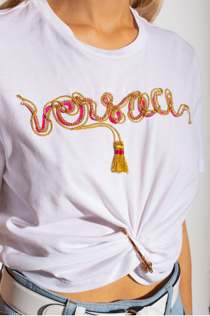 Versace Kortärmad O-hals W T-shirt Morgan