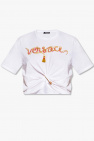 Versace Karl Lagerfeld logo address slim-fit shirt
