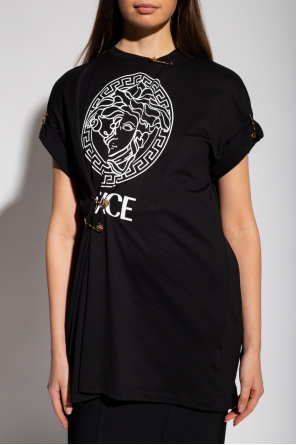 Versace Long T-shirt with logo