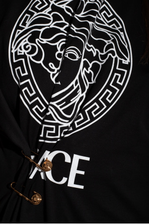 Versace Long T-shirt with logo