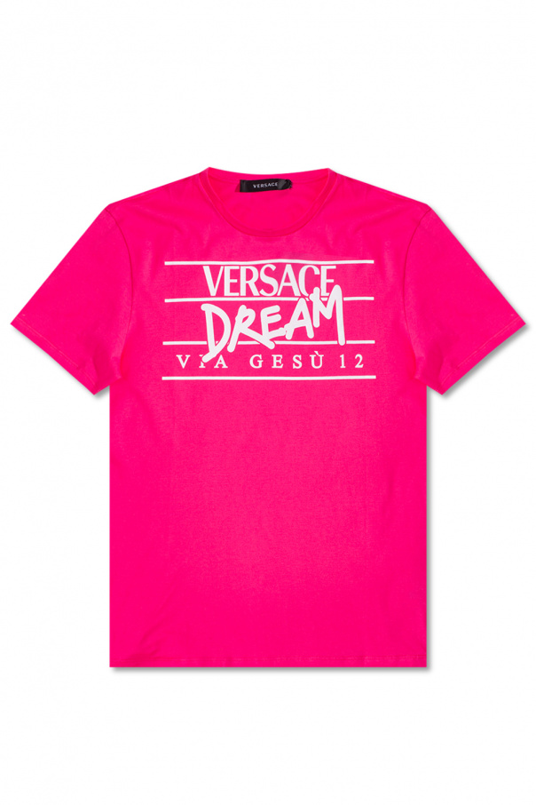 Versace T-shirt with ‘Dream via Ges’ print