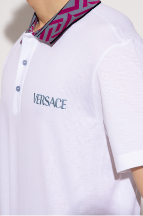 Versace Polo shirt with logo