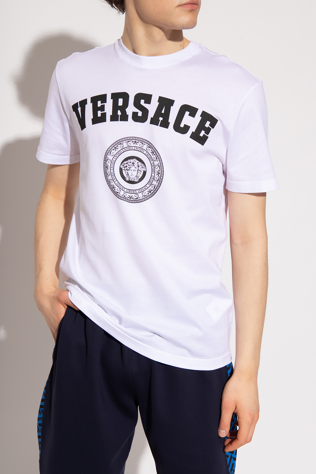 Versace John Richmond Junior dragon-print shirt