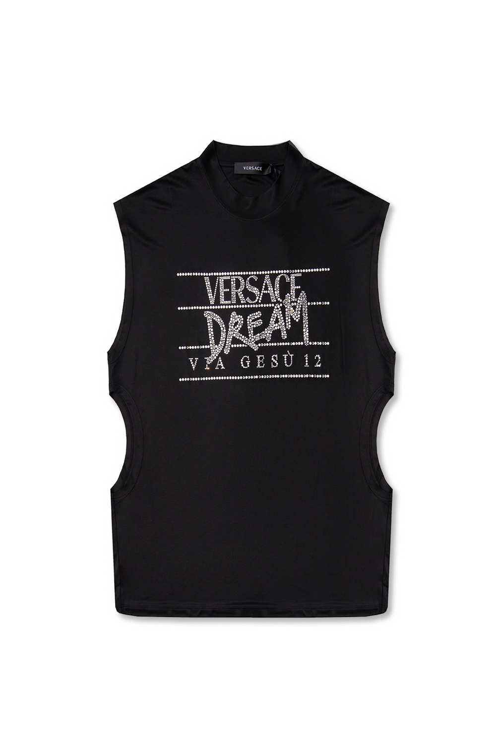 Versace Top with ‘Dream via Gesu’ print