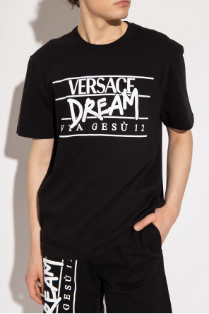 Versace T-shirt Alpha Celeste Wt01531car