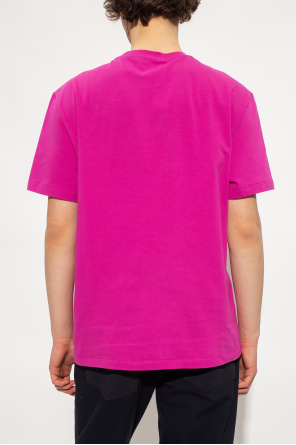 Versace T-shirt organic-cotton with ‘Dream via Gesu’ print
