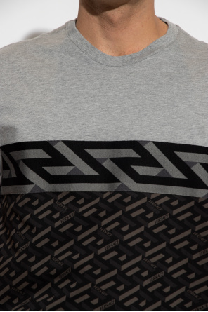Versace T-shirt with ‘La Greca’ motif