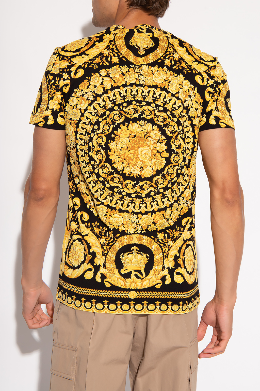 Versace T-shirt with Baroque pattern