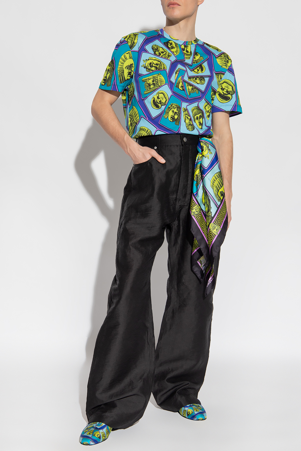 Versace ‘Le Maschere’ printed T-shirt